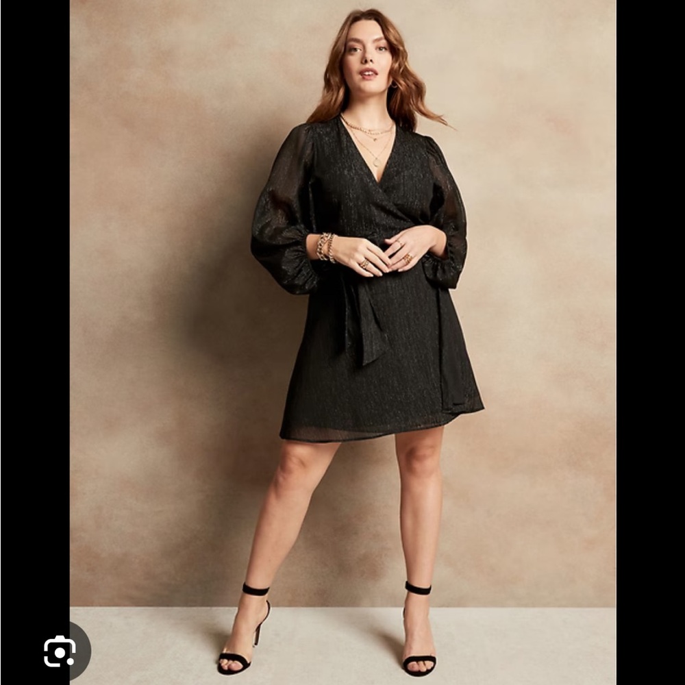 Banana Republic Factory Blouson Sleeve Dress, size SP